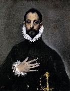 El Greco, Nobleman with his Hand on his Chest